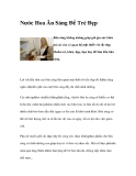 Nước Hoa Ăn Sáng Để Trẻ Đẹp