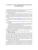 Vai trò của công nghệ sinh học trong bảo vệ môi trường 