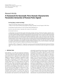 Báo cáo: A Framework for Automatic Time-Domain Characteristic Parameters Extraction of Human Pulse Signals