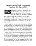 Quy định mới về cách xác định giá tính thuế tiêu thụ đặc biệt