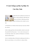 5 Cách Chống Lại Bức Xạ Điện Từ Của Máy Tính