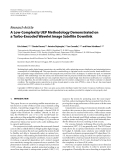 Báo cáo hóa học: " Research Article A Low-Complexity UEP Methodology Demonstrated on a Turbo-Encoded Wavelet Image "