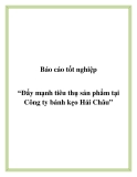 Báo cáo tốt nghiệp:  “Đẩy mạnh tiêu thụ sản phẩm tại Công ty bánh kẹo Hải Châu”