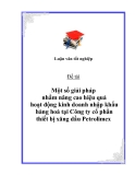 Đề tài: "Một số giải pháp nhằm nâng cao hiệu quả hoạt động kinh doanh nhập khẩu hàng hoá tại Công ty cổ phần thiết bị xăng dầu Petrolimex"