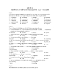 Đề thi thử đại học cao đẳng môn tiếng Anh Năm 2006 -Đề 9