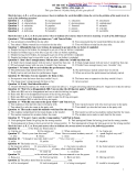 Đề thi thử Đại học môn tiếng Anh khối D năm 2010 - (Mã đề 413)