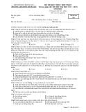 ĐỀ THI THỬ ĐẠI HỌC 2011_CAO ĐẲNG BÁCH VIỆT_ MÔN SINH (Mã đề thi 210)
