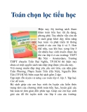 Toán chọn lọc tiểu học