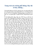 Trang web các trường phổ thông: Hay thì có hay, nhưng…