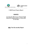 Báo cáo khoa học: Assessing the effectiveness of Farmer Field Schools for Implementation of Citrus IPM in Viet Nam - MS2