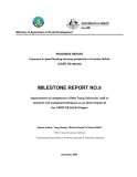 Báo cáo nghiên cứu khoa học " in-pond floating raceway production of marine finfish - MILESTONE REPORT NO.9 "
