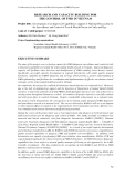 Báo cáo nghiên cứu khoa học " RESEARCH AND CAPACITY BUILDING FOR THE CONTROL OF FMD IN VIETNAM "