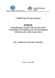 Báo cáo dự án nông nghiệp: Strengthening Capacity in Forest Tree Seed Technologies Serving Research and Development Activities and ex-situ Conservation (MS7)