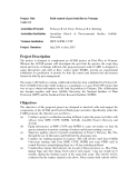 Báo cáo nghiên cứu nông nghiệp " Field control of pest fruit flies in Vietnam "