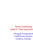 Báo cáo nghiên cứu nông nghiệp " Terms Commonly Used in Tree Improvement "