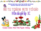 Giáo án tự nhiên xã hội " Công việc ở nhà "
