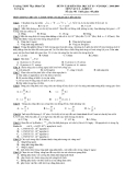 Đề thi thử tốt nghiệp môn vật lý_THPT Mạc Đỉnh Chi
