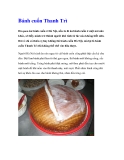 Bánh cuốn Thanh Trì