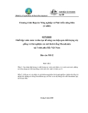 Báo cáo nghiên cứu nông nghiệp " Thiết lập vườn ươm và đào tạo để nâng cao hiệu quả chất lượng cây giống và thử nghiệm các mô hình trồng Macadamia tại 3 tỉnh phía Bắc Việt Nam - Báo cáo MS12 "