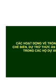 Báo cáo nghiên cứu nông nghiệp " CÁC HOẠT ĐỘNG VỀ TRỒNG CỎ, CHẾ BIẾN, DỰ TRỮ THỨC ĂN CHO DÊ TRONG CÁC HỘ DỰ ÁN - PHẦN 1 "