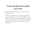 15 phút trang điểm xinh tươi giống Lâm Y Thần