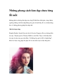 Những phong cách làm đẹp chưa từng lỗi mốt