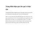 Trang điểm hiệu quả cho quý cô bận rộn