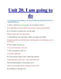 Unit 20. I am going to do