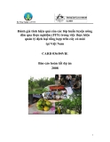 Báo cáo nghiên cứu nông nghiệp " Đánh giá tính hiệu quả của các lớp huấn luyện nông dân qua thực nghiệm (FFS) trong việc thực hiện quản lý dịch hại tổng hợp trên cây có múi tại Việt Nam "