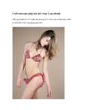 Cách massage giúp tan mỡ vòng 2 cực nhanh