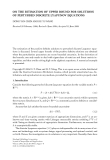 Báo cáo hóa học: "ON THE ESTIMATION OF UPPER BOUND FOR SOLUTIONS OF PERTURBED DISCRETE LYAPUNOV EQUATIONS?"