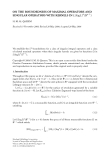 Báo cáo hóa học: " ON THE BOUNDEDNESS OF MAXIMAL OPERATORS AND SINGULAR OPERATORS WITH KERNELS IN L(logL)α (Sn−1 )"