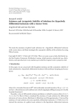 Báo cáo hóa học: " Research Article Existence and Asymptotic Stability of Solutions for Hyperbolic Differential Inclusions with a Source Term"