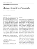 Báo cáo hóa học: " High-rate low-temperature dc pulsed magnetron sputtering of photocatalytic TiO2 ﬁlms: the effect of repetition frequency"