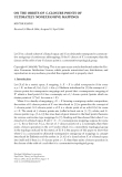 Báo cáo hóa học: " Let X be a closed subset of a Banach space and G an ultimately nonexpansive commutative semigroup of continuous selfmappings. If the G-closure of X is nonempty, then the closure of the orbit of any G-closure point is a commutative topological group. "