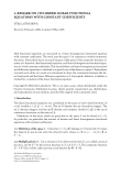 Báo cáo hóa học: "A REMARK ON kTH-ORDER LINEAR FUNCTIONAL EQUATIONS WITH CONSTANT COEFFICIENTS"