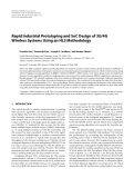 Báo cáo hóa học: " Rapid Industrial Prototyping and SoC Design of 3G/4G Wireless Systems Using an HLS Methodology"