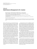 Báo cáo hóa học: "  Editorial Radio Resource Management in 3G+ Systems Alagan Anpalagan,1 Rath Vannithamby,2 Weihua "