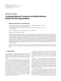 Báo cáo hóa học: "  Research Article Combining Wavelet Transform and Hidden Markov Models for ECG Segmentation"