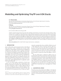 Báo cáo hóa học: "  Modelling and Optimising TinyTP over IrDA Stacks"
