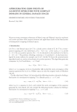 Báo cáo hóa học: " APPROXIMATING ZERO POINTS OF ACCRETIVE OPERATORS WITH COMPACT DOMAINS IN GENERAL BANACH SPACES HIROMICHI MIYAKE AND WATARU TAKAHASHI "