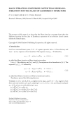 MANN ITERATION CONVERGES FASTER THAN ISHIKAWA ITERATION FOR THE CLASS OF ZAMFIRESCU OPERATORS G. V.