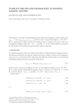 STABILITY FOR DELAYED GENERALIZED 2D DISCRETE LOGISTIC SYSTEMS CHUAN JUN TIAN AND GUANRONG CHEN