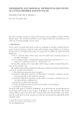 NONSMOOTH AND NONLOCAL DIFFERENTIAL EQUATIONS IN LATTICE-ORDERED BANACH SPACES ¨ SIEGFRIED CARL AND