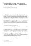 A MODIFIED QUASI-BOUNDARY VALUE METHOD FOR A CLASS OF ABSTRACT PARABOLIC ILL-POSED PROBLEMS M.