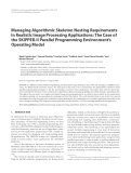 Báo cáo hóa học: "  Managing Algorithmic Skeleton Nesting Requirements in Realistic Image Processing Applications: The Case of the SKiPPER-II Parallel Programming Environment’s Operating Model"