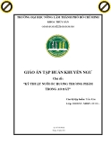 Giáo án tập huấn khuyến ngư "Kỹ thuật nuôi ốc hương trong ao đất"