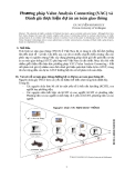Đánh giá thực hiện dự án an toàn giao thông~Value Analysis Connecting (VAC)