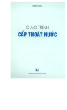 Giáo trình Cấp thoát nước - NXB Xây dựng