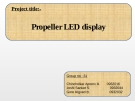 Propeller LED display